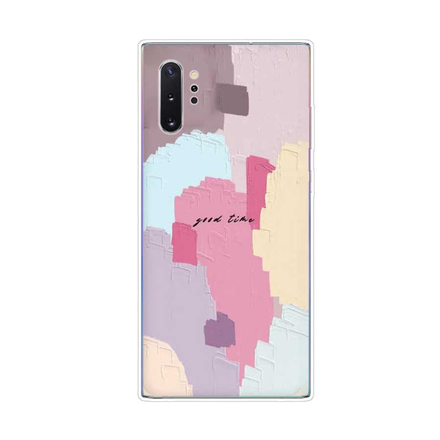 Ốp Điện Thoại TPU Dẻo In Họa Tiết Độc Đáo Thời Trang Cho Samsung Galaxy note 9 10 plus