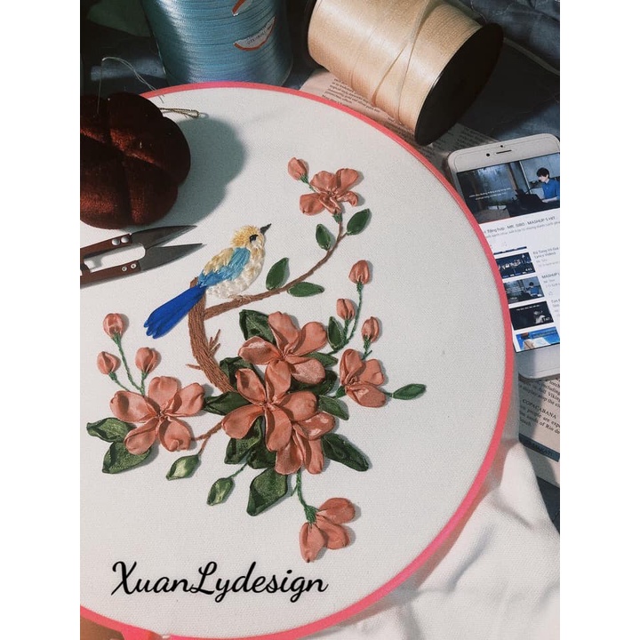 Túi tote thêu tay T001 XuanLYdesign