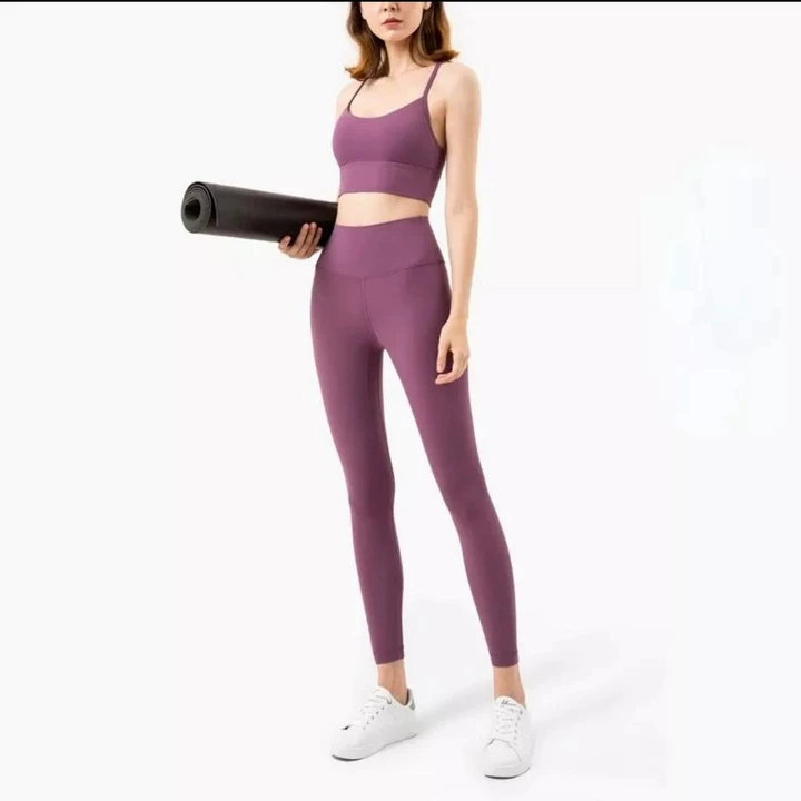 Set Đồ Tập Nữ Áo Bra chắp dây Tập Thể Thao Gym Yoga Cao Cấp dây chéo- Đồ tập gym yoga chạy bộ thể thao nữ Melya Sport