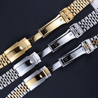 Dây đeo đồng hồ sang trọng tương thích cho rolex daytona submariner water ghost sup 20mm phụ kiện vòng đeo tay nam bằng thép không gỉ rắn có logo