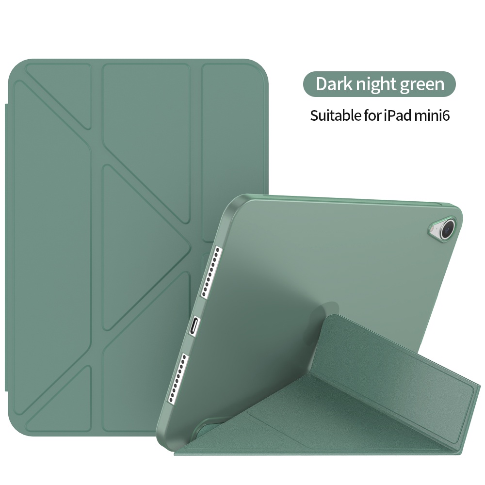 Ốp điện thoại tương thích cho iPad Mini 1 2 3 4 5 6, Da PU chống thấm nước siêu mỏng + Mặt sau TPU mềm Vỏ thông minh tương thích cho iPad Mini 7 6 10th 2022 A16 Case