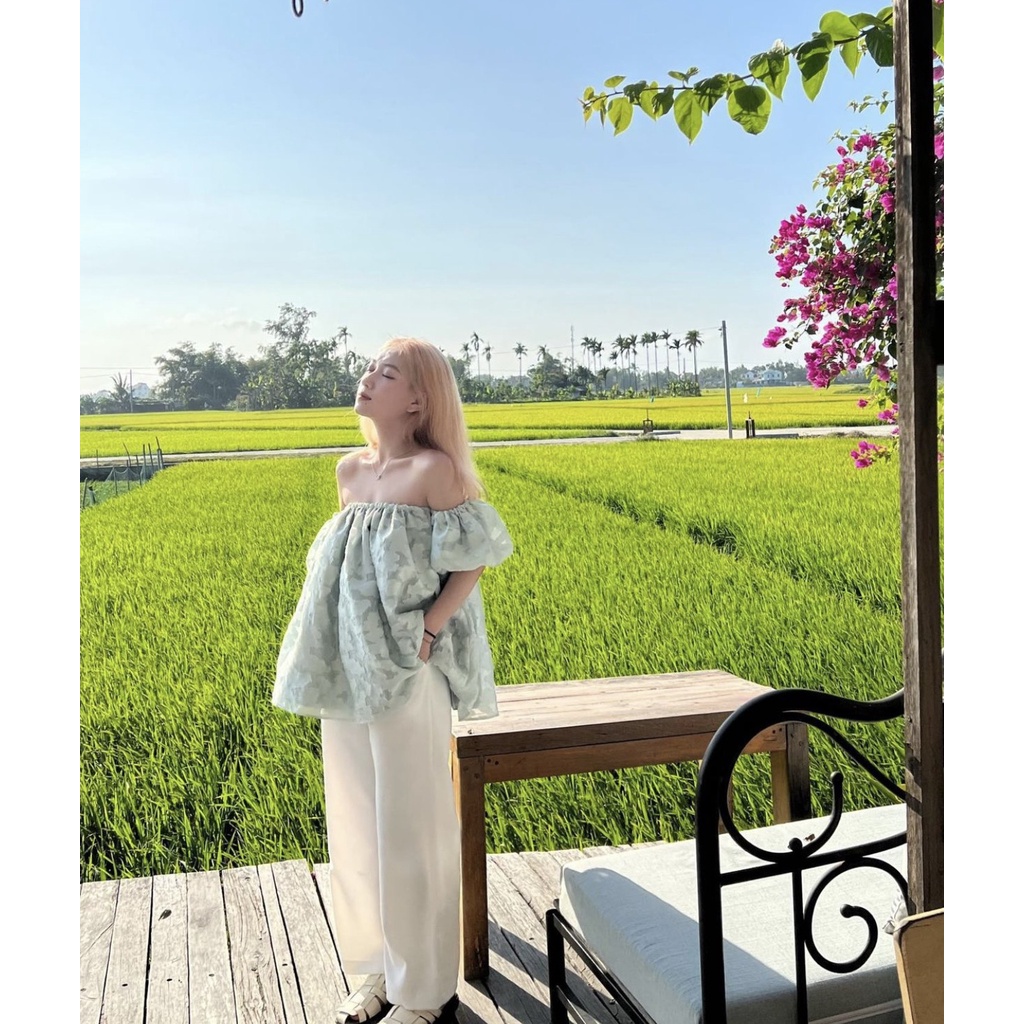 Áo trễ vai mặc được nhiều kiểu xinh xắn - Meo Top