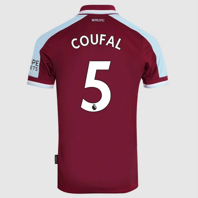 Áo thun bóng đá in chữ West Ham United 21/22