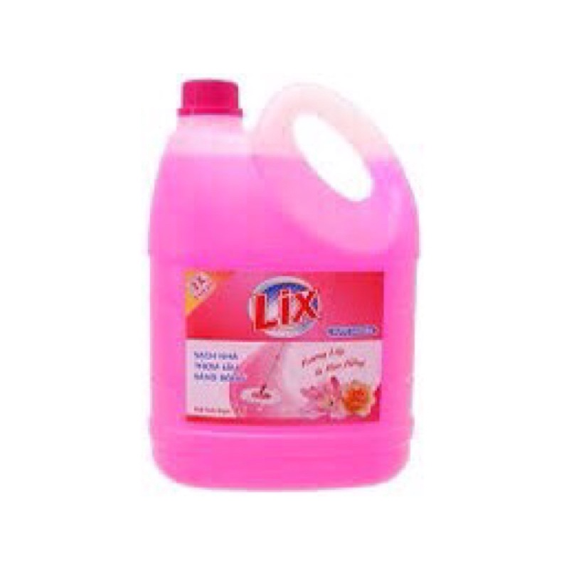 nước lau sàn lix 3.6kg - 3.8kg