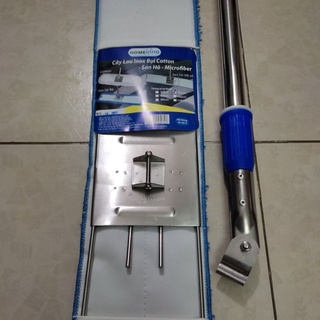 cây lau nhà công nghiệp inox bản rộng 90cm HOMEINNO, cán rút bền chắc ...