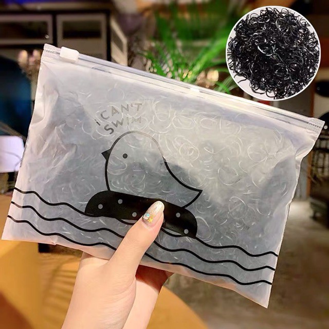 Dây buộc tóc💚CAM KẾT CHUẨN💚Set 1000 dây chun buộc tóc nữ nhiều màu