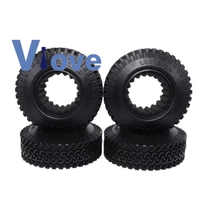 RC Set 4 Bánh Xe Cao Su 1.9 Inch 98mm Cho Xe Điều Khiển Từ Xa Tỉ Lệ 1: 10