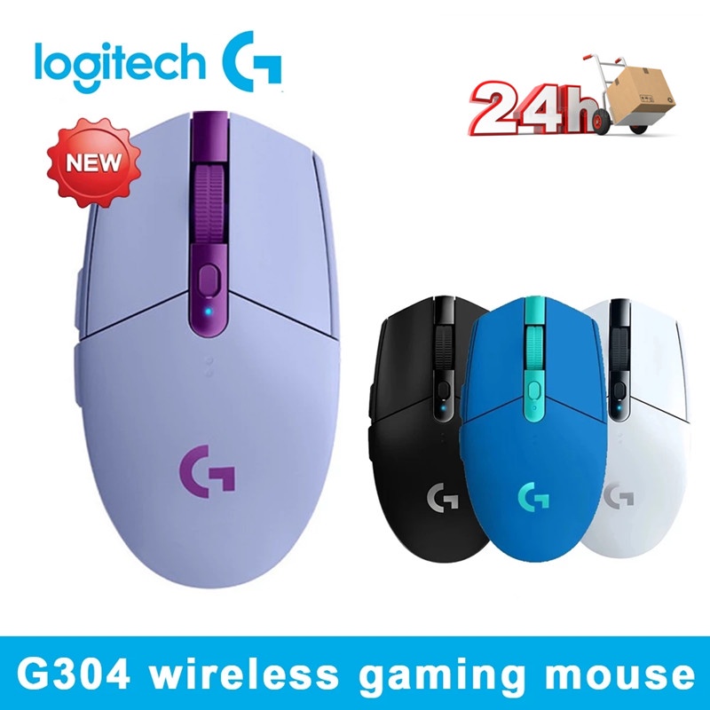 Souris Gamer Logitech G304 Blanche - Neuve, 16000 DPI, Sans Fil