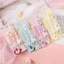 Set 2 Lược Acrylic Chống Tĩnh Điện Họa Tiết Hoạt Hình Phong Cách Hàn Quốc Cho Bé