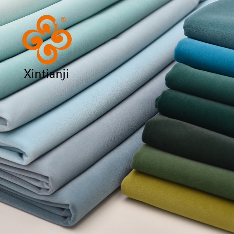 Túi mềm gối khăn trải bàn màn nhung sofa - Vải nhung dệt kim cao cấp TJ5901