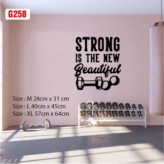 Decal dán tạo động lực, tăng nổi bật trong phòng Gym P17