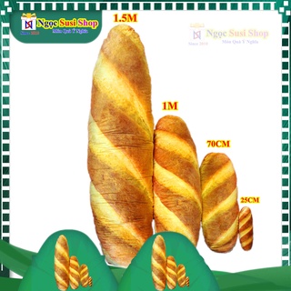 GỐI ÔM BÁNH MÌ 3D SIÊU TO KHỔNG LỒ SIÊU ĐẸP MỀM MỊN ÔM NGỦ [SIÊU CƯNG]