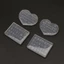GODD Mini Chữ Số 3D Móng Tay Nghệ Thuật Trang Trí UV Pha Lê Epoxy Khuôn Đồ Trang Trí Móng Tay Khuôn Silicon DIY Trang Sức Khuôn