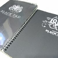 Sổ Giấy Đen Fabriano / Potentate Nhiều Kích Cỡ size B5/A4/A3 ♥