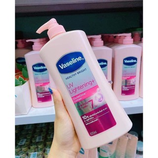Sữa Dưỡng Thể Trắng Hồng Vaseline UV Lightening 10X Thái Lan 320ml (Vasalin Vaselin)