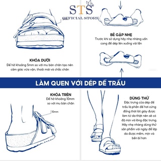 Dép Trẻ Em Dép ,Bioline quai ngang đế trấu cho bé mã STK03 BH 6 tháng