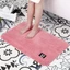 Thảm lau chân len mịn thấm hút tốt 40x60cm