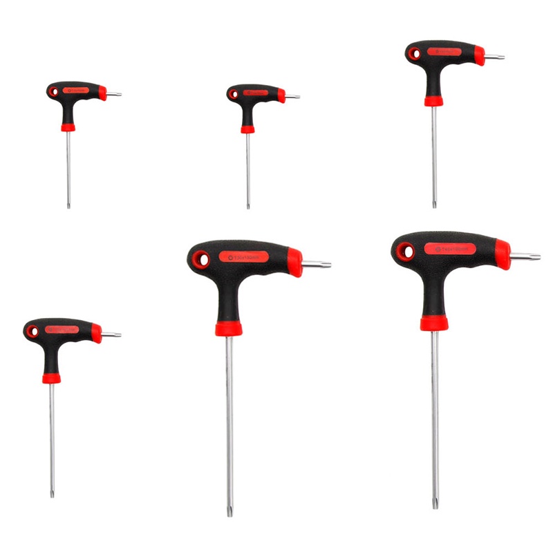 Bapara T-Handle Grip Torx Hex Allen cho công cụ điều khiển tuốc nơ vít chính T10 15 20 25 30 4