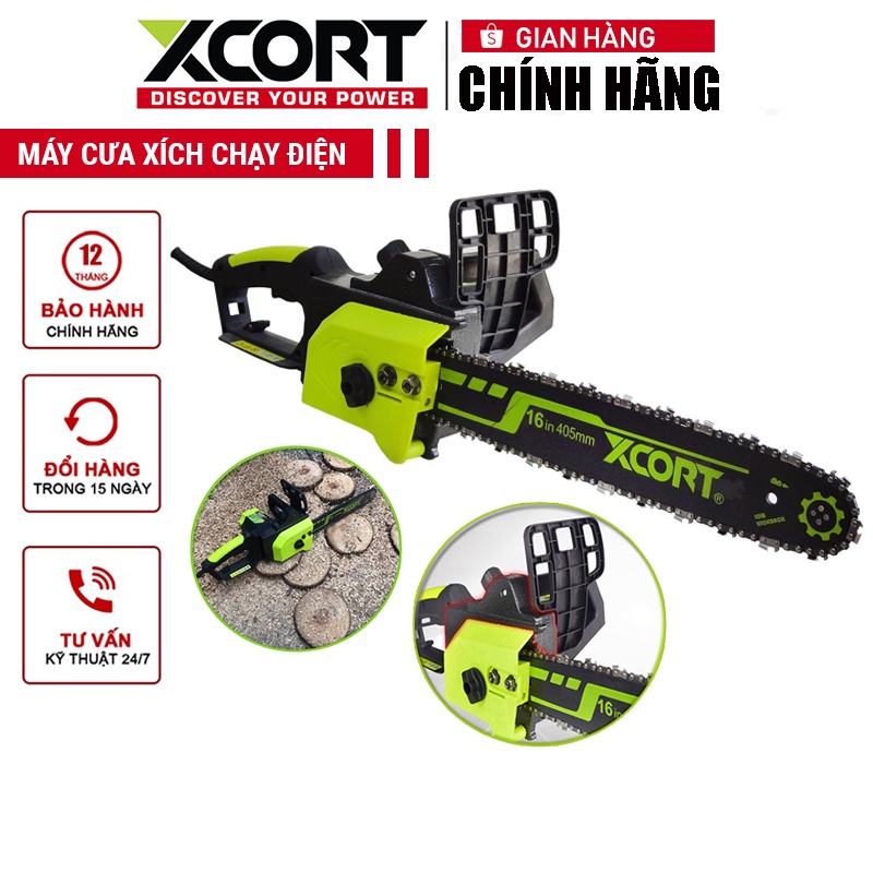 Máy cưa xích chạy điện 2000W XCORT Model XML05-405 Máy cực khỏe