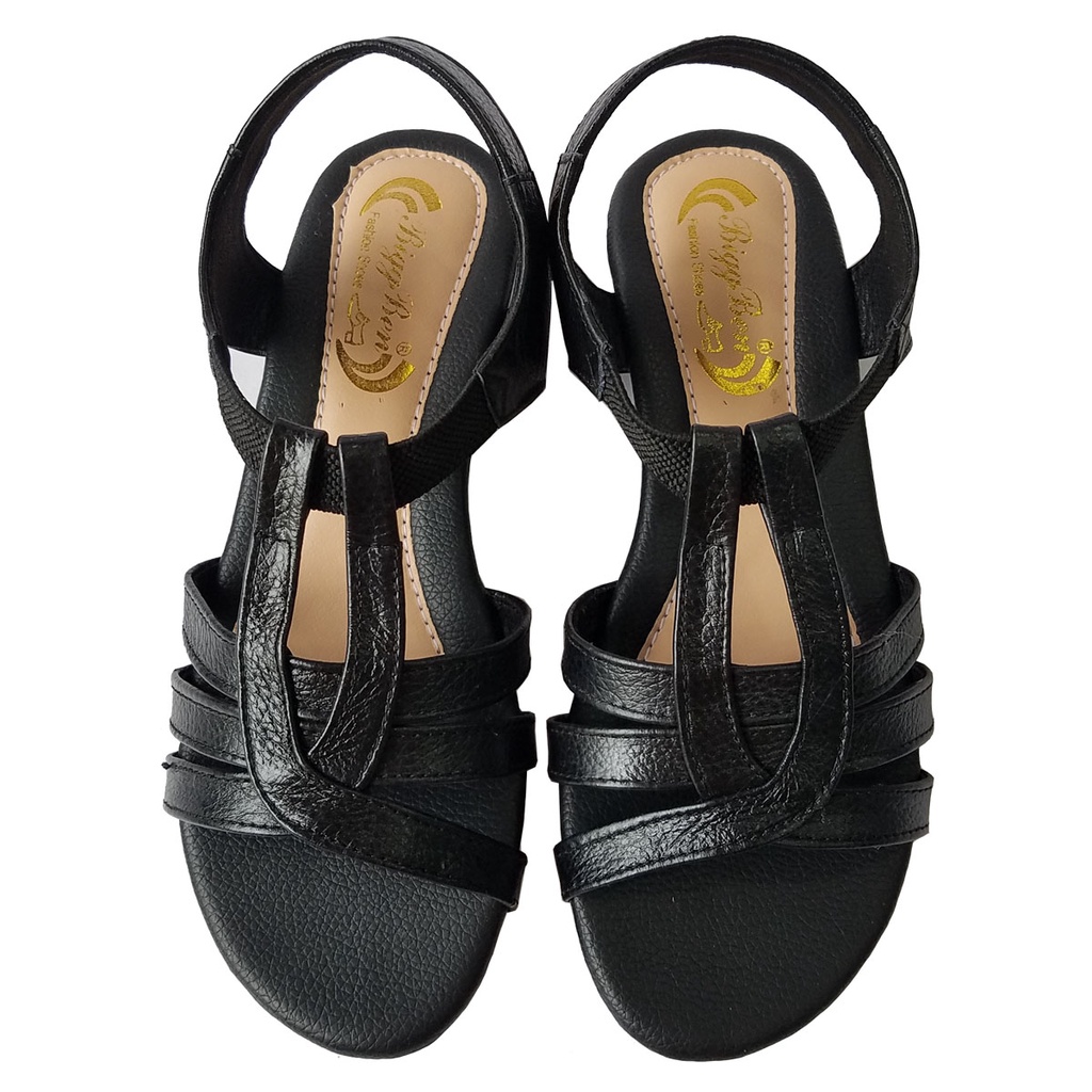 Giày Sandal Nữ Quai Ngang Da Bò Thật BIGGBEN HKD547