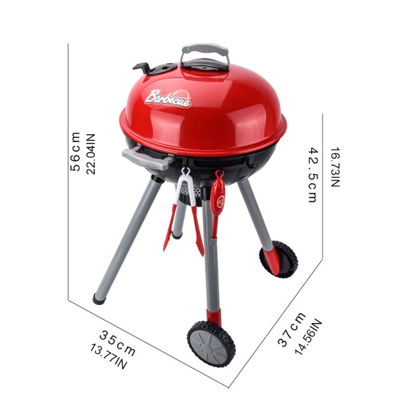 FL Interactive Giả vờ chơi Mô hình nướng BBQ Bộ đồ chơi nhà bếp cho vai trò fo
