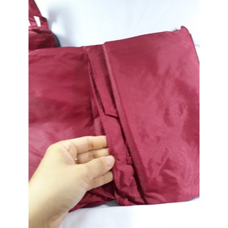 Áo mưa Cánh Dơi vải dây dù, áo mưa choàng có lỗ gương đi xe máy