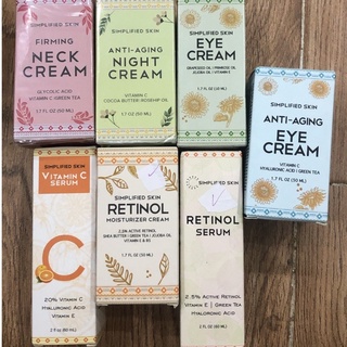 simplifiedskin  Simplified Skin Simpilfied Skin FIRMING NECK CREAM NIGHT CREAM EYE CREAM làm đẹp