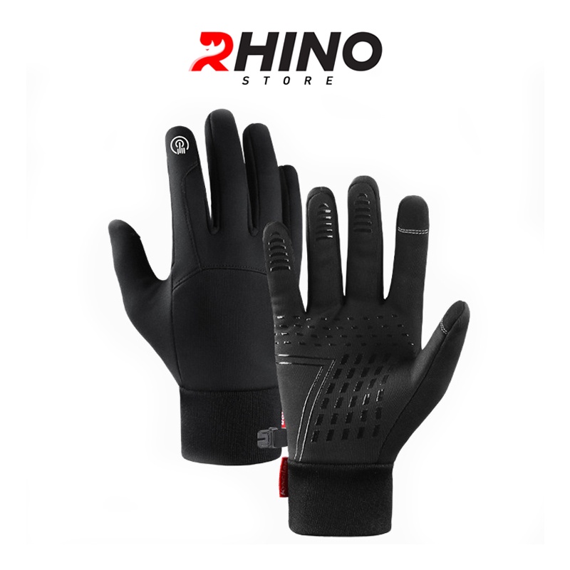 Ảnh Găng tay giữ ấm mùa đông chống gió, dày dặn Rhino G101 thể thao cảm ứng điện thoại 1