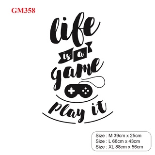 Decal dán trang trí phòng Game P7