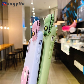 Ốp điện thoại silicon hình khủng long thời trang cho Iphone 13 12 11 Pro Xs Max Mini 8 7 6s 6 Plus 5s 5 Se 2020