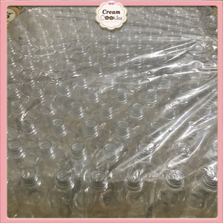 100 Chai Nhựa Vuông Nắp Đen 500ml