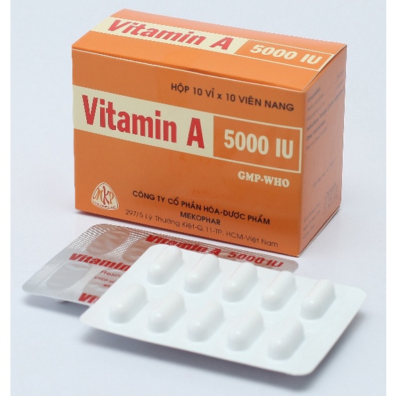 Có những loại thuốc nào khác cung cấp hàm lượng Vitamin A tương đương 5000IU?