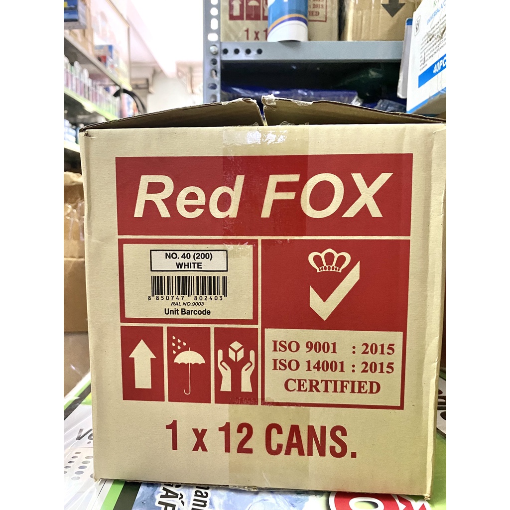 Sơn xịt Redfox Thái Lan thùng 12 chai (sơn tốt)