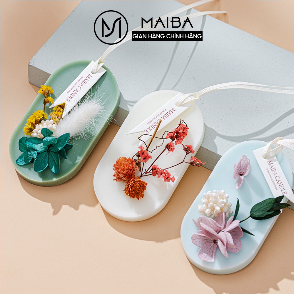 Sáp Thơm Hoa Khô MAIBA Hương Tự Nhiên Khử Mùi Thơm Phòng, Làm Quà Tặng Ý Nghĩa