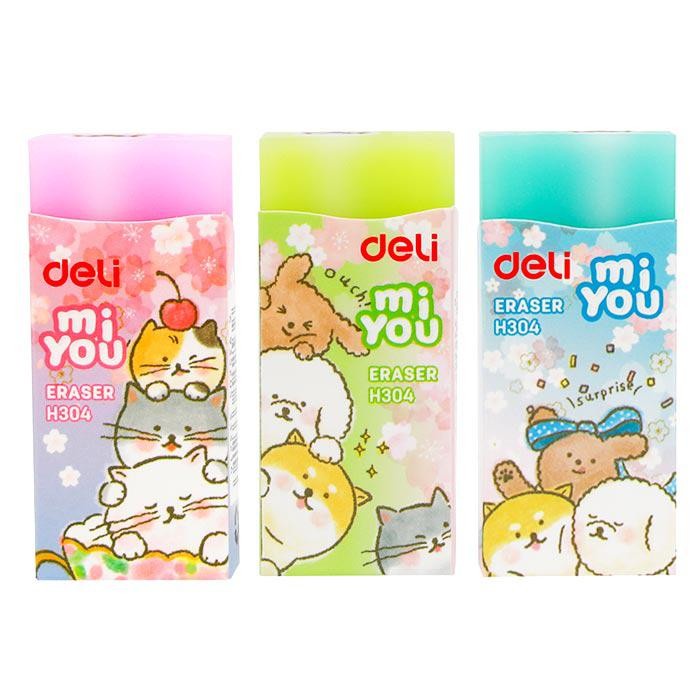 Product image Gôm tẩy Deli MiYou H303/H304 - Mẫu mới, giao màu ngẫu nhiên 3