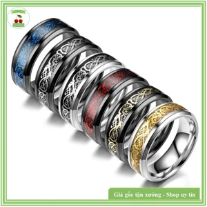 Nhẫn Nam Nữ Titan Hình Rồng Cực Chất