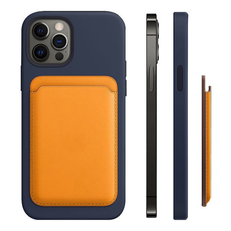 Bao Da Tương Thích Cho iPhone 17 16 15 14 12 13 Pro Max 11 Ví Từ Túi Đựng Thẻ ID Ốp điện thoại 14 plus Thẻ Tín Dụng Khe Cắm Bỏ Túi
