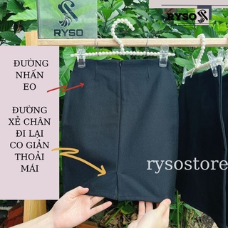 Chân Váy Công Sở Chất Mango Co Giãn Siêu Thanh Lịch Tinh Tế Cho Nữ CV01 RYSO STORE