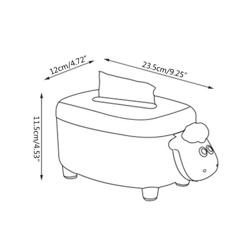 Hộp đựng giấy ăn hoạt hình dễ thương