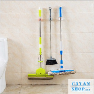 Móc treo chổi dán tường , treo cây lau nhà siêu dính thông minh, tiết kiệm diện tích GD328-Treochoi