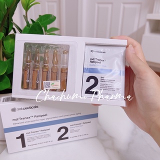 Peel Da Sinh Học md:ceuticals Tranex Retipeel Làm Sáng Da, Tái Tạo Chống Lão Hóa (1 ống 1 mask)