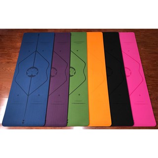 Thảm Tập Yoga Định Tuyến 8mm 1 Lớp Đại Nam Sport + Tặng Kèm Túi Đựng Và Dây Buộc