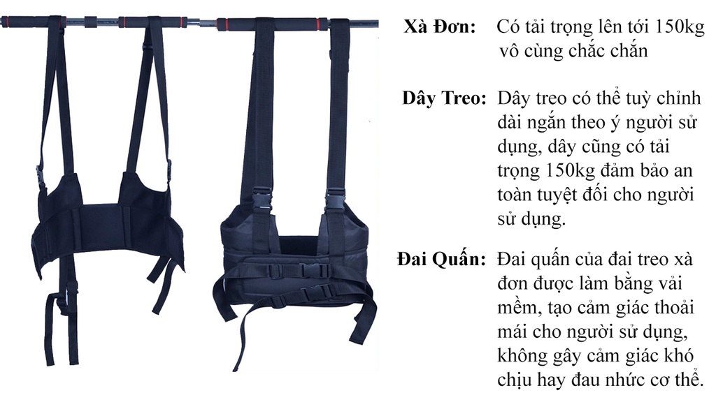 Mô tả Đai Treo Kéo Giãn Cột Sống,Hỗ Trợ Chất Thương Lưng Chính Hãng Đại Nam Sport Thế Hệ Mới - 5