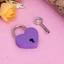 Yoo Mini Heart Archaize Ổ Khóa Kim Loại Cho Khóa Có Chìa Khóa Cho Những Người Yêu Bé Gái S