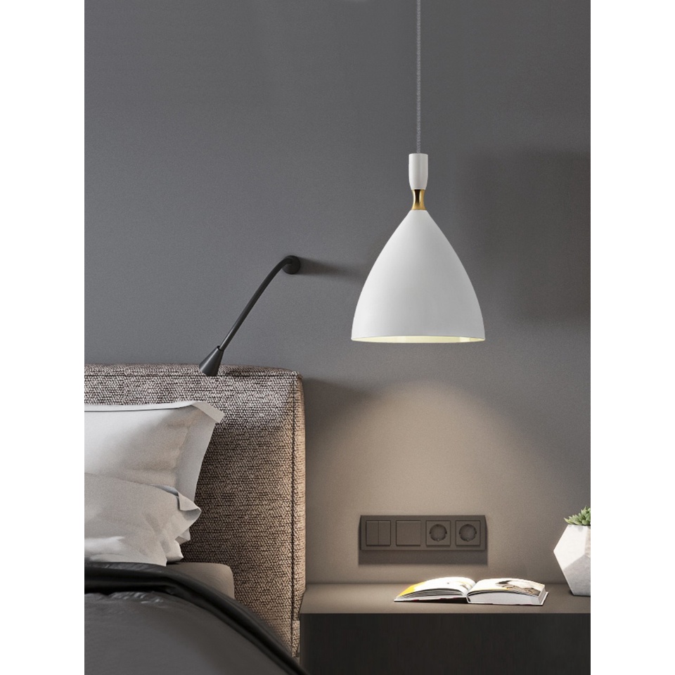 Ảnh Đèn thả Xi Mạ Đồng SuperVilighting, mã THAXIMADONG-D160, Sử dụng  bóng đui E27, Kích thước D160 mmx H220 BH 24 tháng. 4