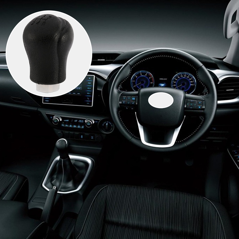 Hướng dẫn sử dụng ô tô Da Gear Shift Knob Gear Handball Lever cho Toyota Hilux Revo