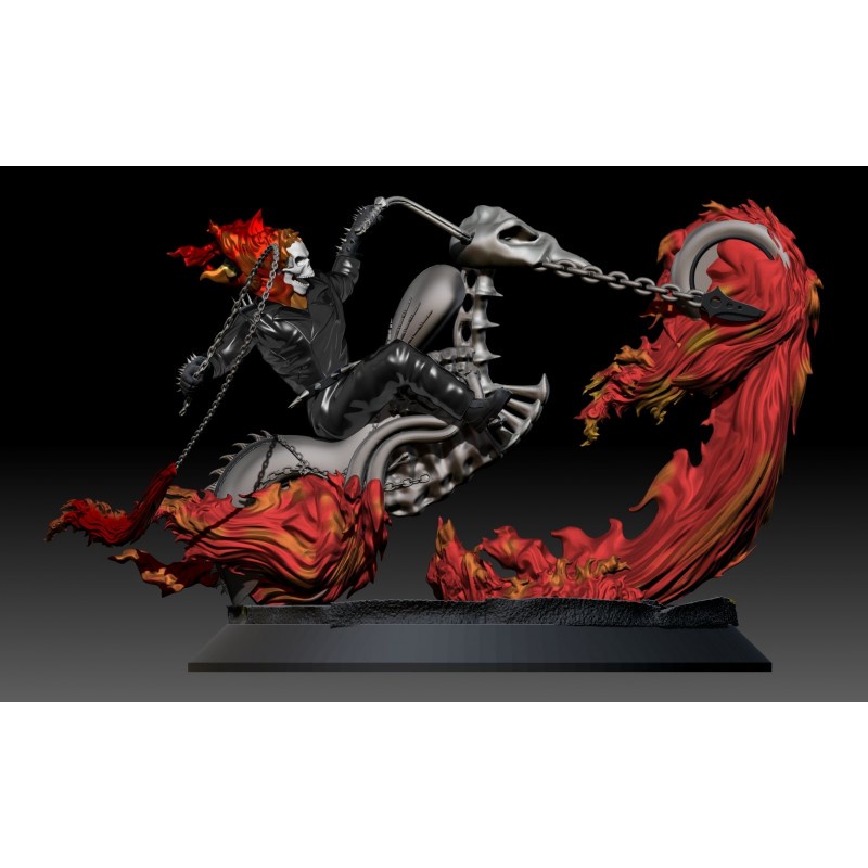 File in 3D Ghost Rider Statue - Marvel | Shopee Việt Nam
