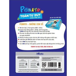 Sách - POMath - Toán tư duy cho trẻ em - Sách tương tác vui học toán -1