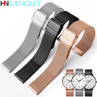 Dây Đeo Inox Milanese Cho Đồng Hồ Thông Minh Daniel Wellington 12/13/14/16/17/18/19/20/22Mm