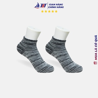 Vớ Tất Cổ Ngắn Kẻ Vằn T&T SOCKS Nhiều Màu Thoáng Khí Khử Mùi Êm Ái TRỊNH CHUNG - NU323